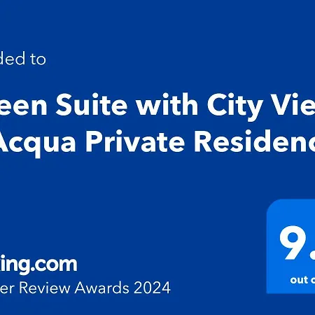 Queen Suite With City View At Acqua Private Residences