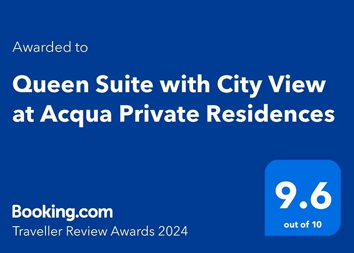 아파트호텔 Queen With View At Acqua Private Residences